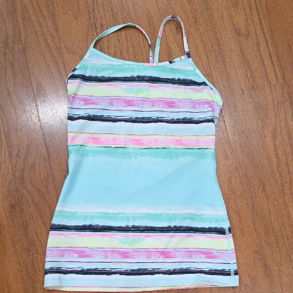 Ivivva Pastel Striped Tank Top‎